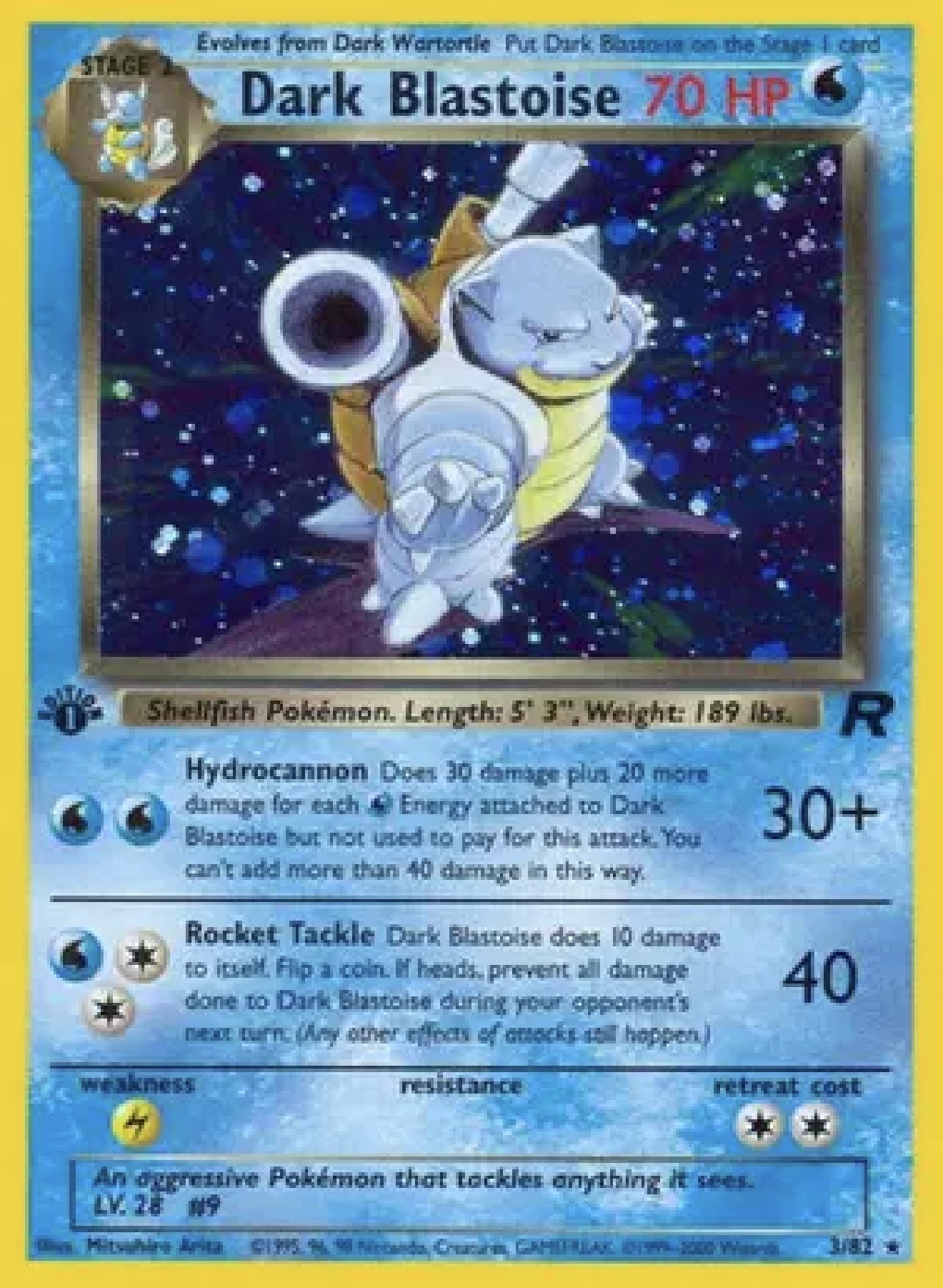 Dark Blastoise 1st Edition