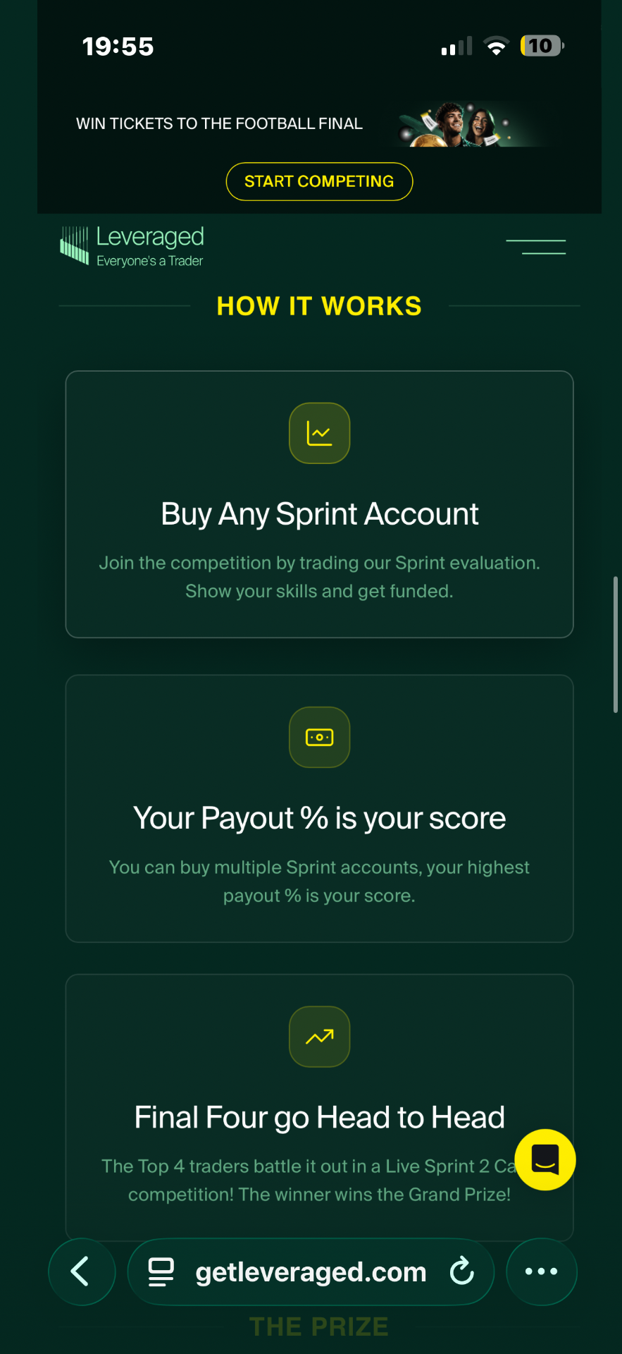 Leveraged Cup — How the international competition works