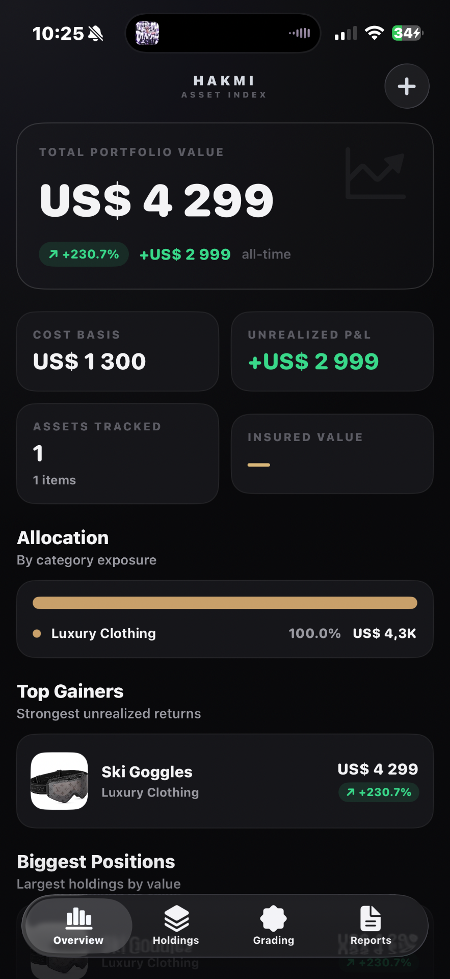 Hakmi Asset Index — Portfolio Overview
