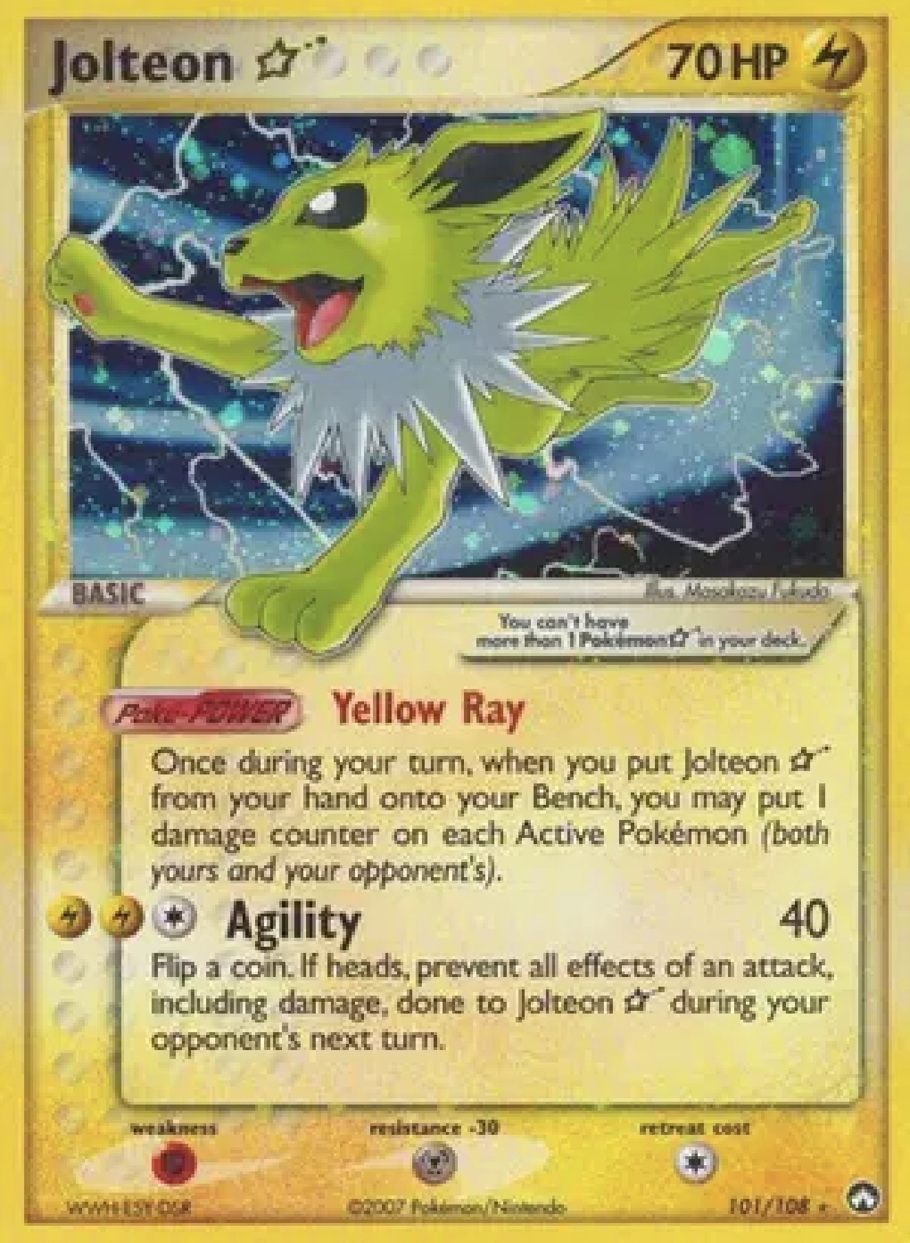 Jolteon Gold Star
